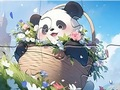 Игра Пазл: Одеяло Панды онлайн