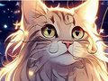 Игра Пазл: Кошка Звезда онлайн
