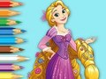 Игра Книжка раскраска: Принцесса Рапунцель онлайн