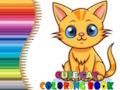 Игра Милый кот Книжка-раскраска онлайн