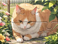 Игра Пазл: Кошачий сад онлайн
