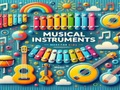 Игра Музыкальные инструменты онлайн