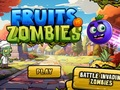 Игра Фрукты против зомби онлайн