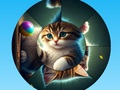 Игра Круглые пазлы: Соберайте картинки с милыми котятами онлайн