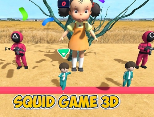 Игра Игра в Кальмара 3D онлайн