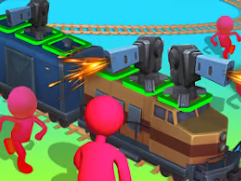 Игра Поездное артиллерийское приключение онлайн