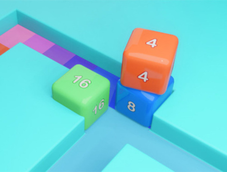 Игра Лабиринт кубиков 2048 онлайн