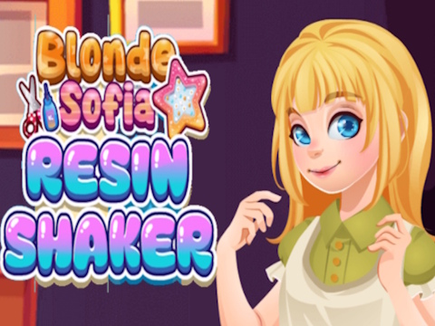 Игра Блондинка София Шейкер для смолы  онлайн