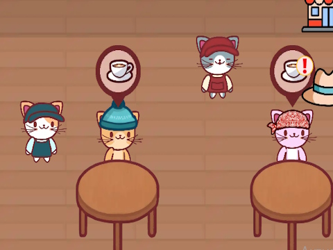 Игра Кошачья кофейня онлайн