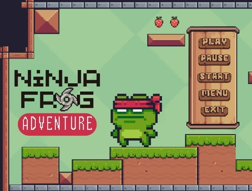 Игра Приключения лягушки-ниндзя онлайн