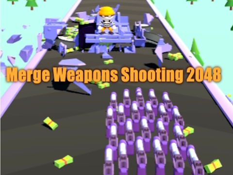 Игра Объединить оружие Стрельба 2048 онлайн