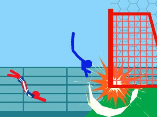 Игра Футбол тряпичных кукол: 2 Игрока онлайн