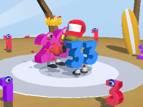 Игра Числовой забег 3D Казуальная игра онлайн
