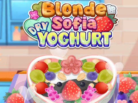 Игра Блондинка София: Сухой йогурт онлайн
