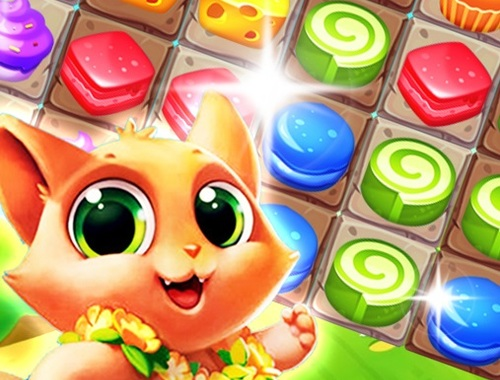 Игра Кот Матч 3 онлайн