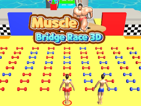 Игра Гонка мускулов на мосту 3D онлайн