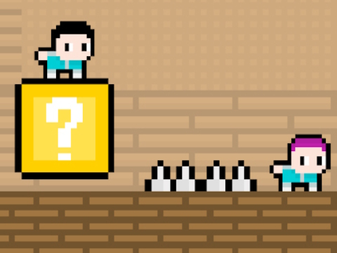 Игра Пиксельные близнецы 2 игрока Побег онлайн