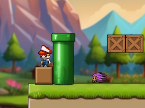 Игра Могучий забег 2D онлайн