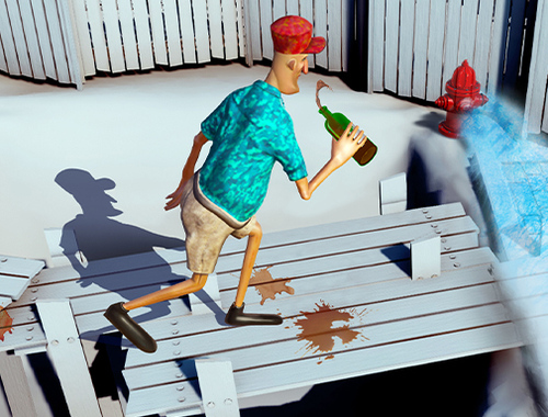 Игра Пьяный человек 3D онлайн