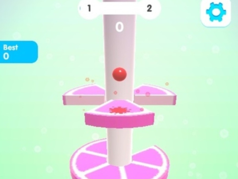 Игра Стек шар: Сочный прыжок онлайн