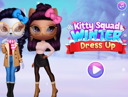 Игра Зимний отряд Китти онлайн