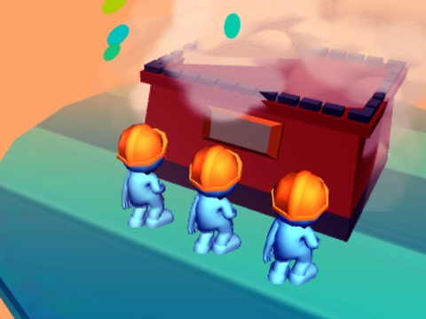 Игра Кирпичная лихорадка 3D онлайн
