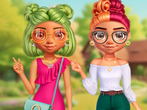 Игра Лови шик: Модные весенние каникулы  онлайн