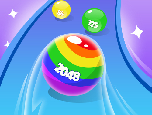 Игра 2048 Запустите великолепные шары онлайн