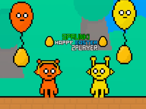 Игра Спрунки Счастливой Пасхи 2 Игрока онлайн