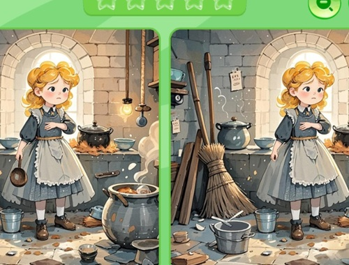 Игра Найди отличия: Золушка онлайн