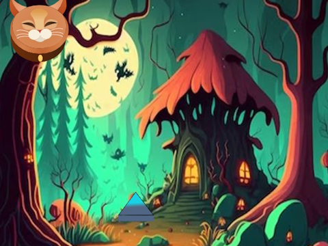 Игра Девочка сбегает от опасных ведьм онлайн