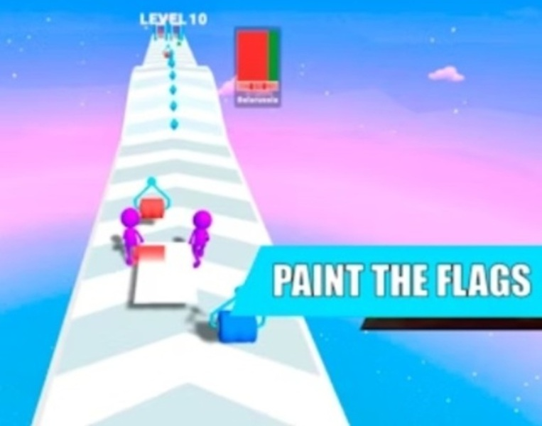 Игра Раскрась флаги онлайн