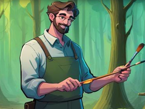 Игра Творческий побег художника онлайн
