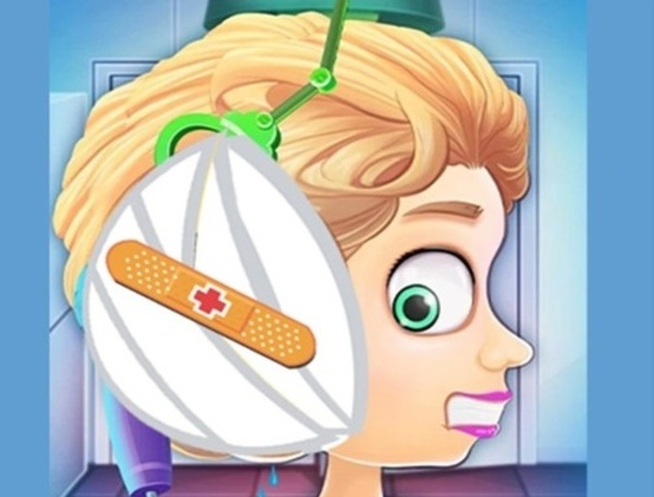 Игра Детский врач: Лечение ушей онлайн
