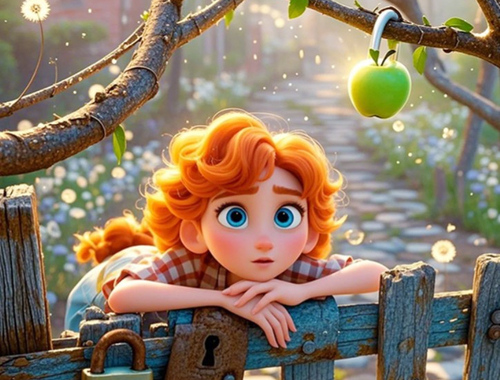 Игра Найдите отличия: Зеленое яблоко онлайн