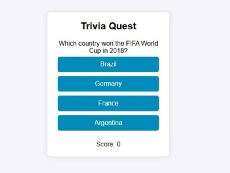 Игра Викторина Квест онлайн