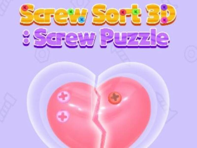 Игра Сортировка винтов 3D Головоломка с винтами онлайн