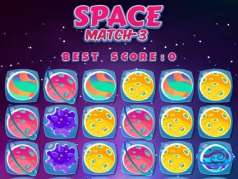 Игра Космический матч 3 онлайн