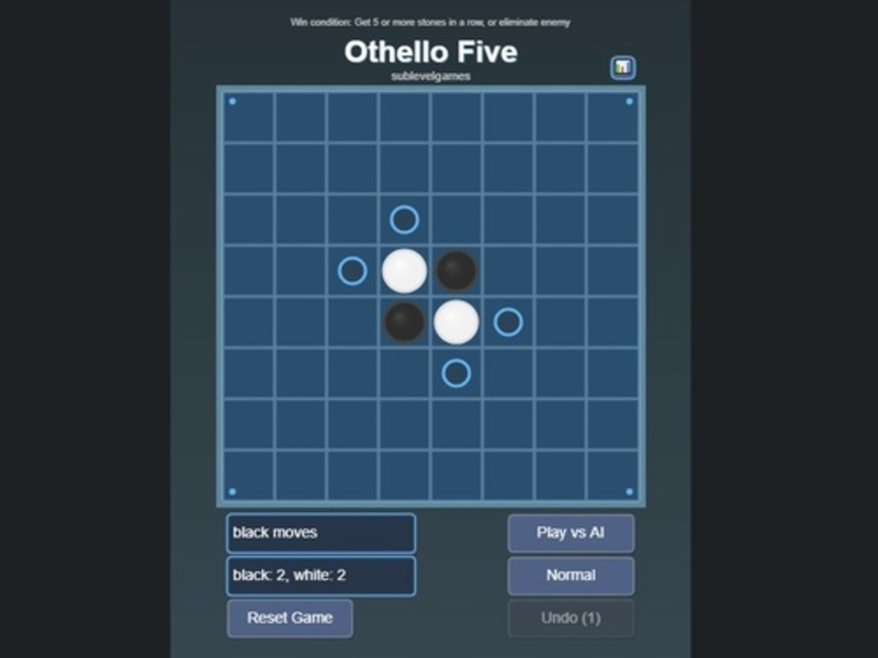 Игра Отелло Пять онлайн