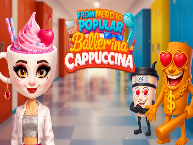 Игра От ботаника до популярной балерины Капучино онлайн