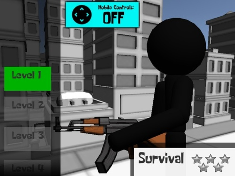 Игра Стикмен: Стрелок из пистолета 3D онлайн