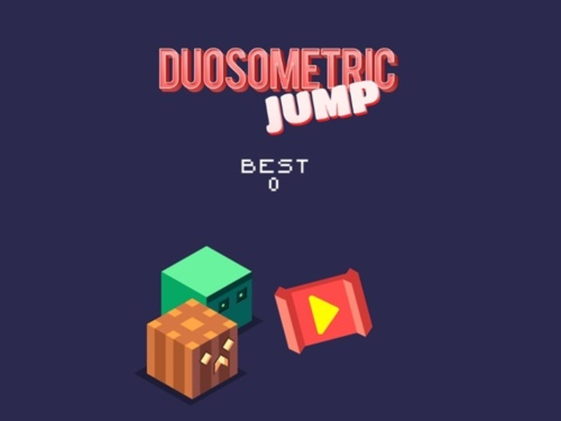 Игра Двойной изометрически прыжок онлайн