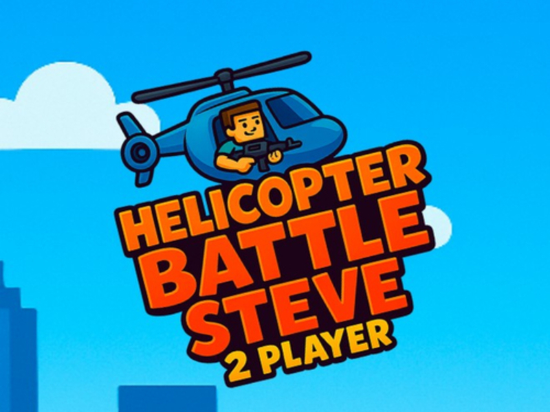 Игра Вертолетная битва Стив 2 игрока онлайн