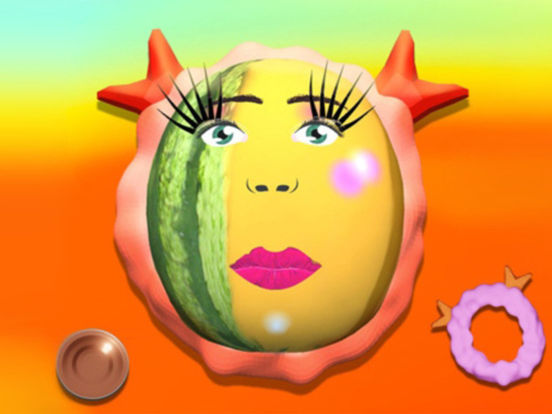 Игра Фрукты для макияжа онлайн