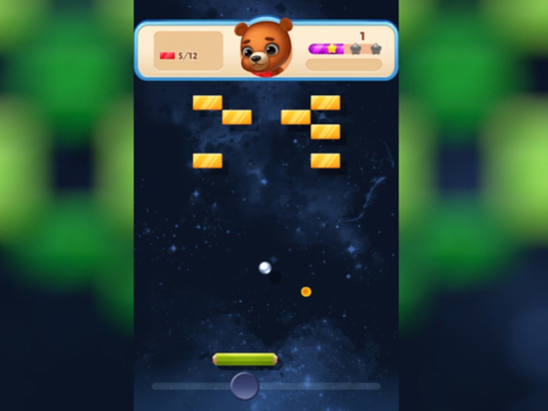 Игра Космический разрушитель кирпичей онлайн