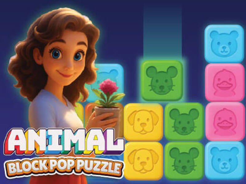 Игра Животные: Блочная головоломка онлайн